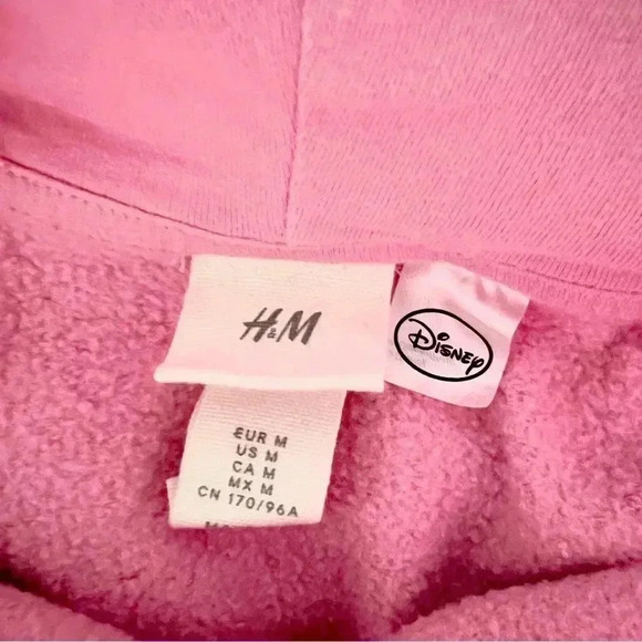 H&M Light Pink Embroidered Micky Mouse Hoodie - Picture 3 of 6
